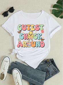 Women T-Shirts - White - View 4