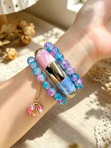 3 pièces Bracelet multicolore à perles multicouches style bohème avec pendentif en coquillage pour femmes, vacances à la plage - Bohême - Voir 19