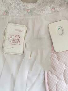 1個時尚韓系女孩夢幻原創兔子熊磁吸卡夾卡套可愛身分證套 適用於Apple磁吸手機殼 - 彩色 - 查看 7