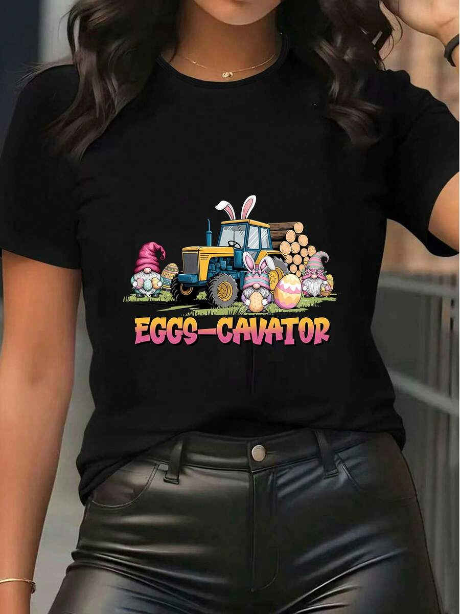 Women T-Shirts - Black - View 1