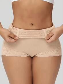 Colombian Slimming Shorts, Tummy Control And Butt Lift. Compression Underwear, Sportswear For Gym And Summer. Breathable, Seamless. Perfect Figure And Chic Style! - Apricot - View 5