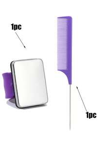4pcs Plastic Hair Combs, Suitable For Thick/Curly/Fine/Long/Short Hair, Unisex, Ideal For Salon And Home Use. Magnetic Wrist Strap, Iron Suction Cup Hair Clip, Sewing Supplies, Metal Hair Clip Styling Tool Comb, Anti-Static Hair Comb, Hair Styling Tool, Hair Accessories. - Multicolor - View 20
