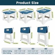 Foldable Portable Multifunctional Outdoor Folding Stool, Suitable For Outdoor Folding Picnics, Travel Folding Camping, Stackable Storage, Ideal For Outdoor Camping And Outdoor Gardens, Foldable For Storage, Available In Multiple Colors LU3I - Off White - View 7