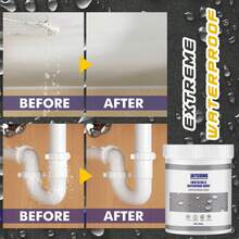 JAYSUING 300g Silicone Waterproof Sealant – No-Tile-Removal Transparent Leak Repair Coating, Brush-On Quick-Dry Crack Filler For Bathroom, Kitchen & Exterior Walls, Strong Adhesion Durable Waterproof Sealer,Home,Room,Quick Ship Items,Free Shipping - Waterproof Sealant - View 2