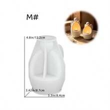 DIY 黏土模具 1 個 小/大號 帶翅膀蠟燭台裝飾模具 適用於樹脂、石膏、蠟燭、香氛用品、家居裝飾、桌面矽膠模具 - 帶翅膀燭臺模具 - 查看 9