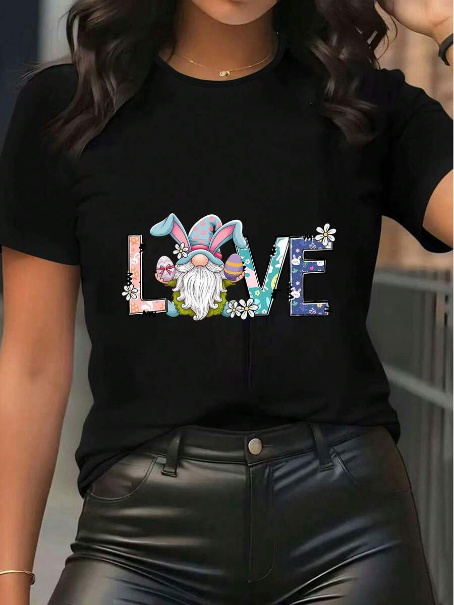 Women T-Shirts - Black - View 1
