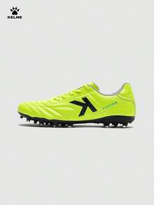 Sepatu Sepak Bola KELME Pria MG Short Stud, Sepatu Profesional untuk Pertandingan & Latihan Harian di Lapangan Rumput Alami dan Buatan, serta Frisbee. - Kuning berpendar - View 1