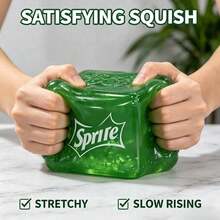Đồ chơi bóp xả stress Needoh Schylling Squishies hình khối vuông màu đỏ, mẫu phô mai Coca-Cola và Sprite, đồ chơi fidget siêu mềm, đàn hồi chậm, bóp ngón tay giảm lo âu, phù hợp cho người bị ADHD và tự kỷ, quà tặng văn phòng và tựu trường - A - Xem 3
