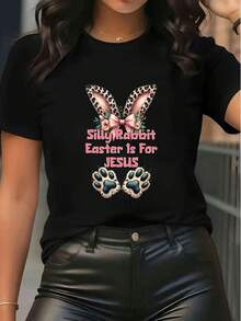 Women T-Shirts - Black - View 1