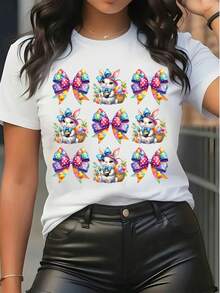 Women T-Shirts - White - View 6
