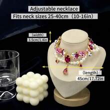 Adjustable Pet Necklace, Luxury Pet Accessories Collar For Cats And Dogs - Multicolor - View 3