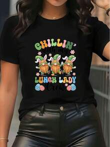 Women T-Shirts - Black - View 6