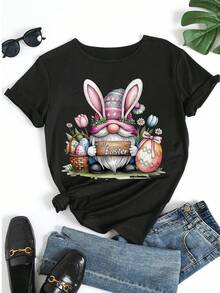 Women T-Shirts - Black - View 5