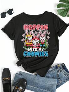 Women T-Shirts - Black - View 5