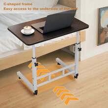 Standing Desk Adjustable Height,  Adjustable Height Rolling Computer Table – Mobile Workstation For Home Office, - B - View 5