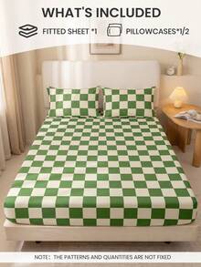 2/3pcs Bedding Set, Mattress Protector Set, Comfortable Home Textiles, Breathable Anti-Pilling Mattress Cover, Home Decor, Suitable For All Seasons, Machine Washable, Deep Pocket, Back To School - Multicolor - View 4