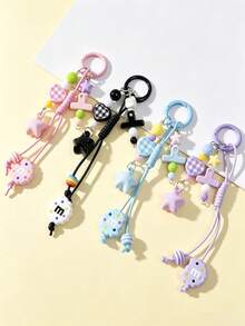 1 pieza Colgante de Galleta con Forma de Estrella, Decoración de Encanto para Teléfono, Accesorio para Bolso - Multicolor - Ver 1