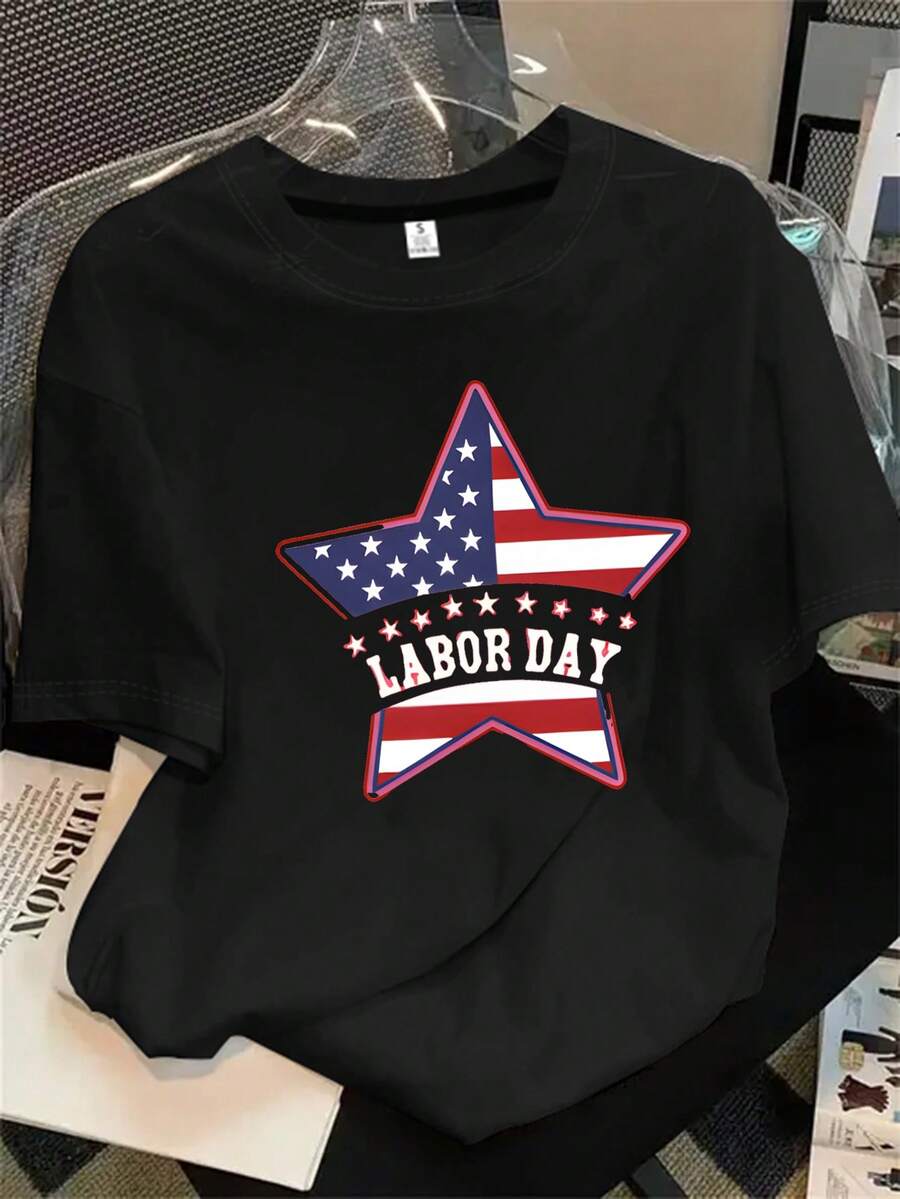 Halloween Graphic T-Shirt - Black - View 1
