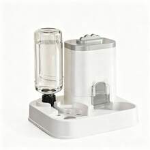 Máy cho ăn và uống tự động 2 trong 1, tích hợp bát ăn cho mèo/chó con và mèo con. - 2.4L - Xem 7