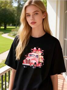 Women T-Shirts - Black - View 6