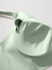 Seamless Adhesive Wireless Soft Jelly Bra, Comfortable & Fashionable For Women, Suitable For All Seasons - Mint Green - View 9