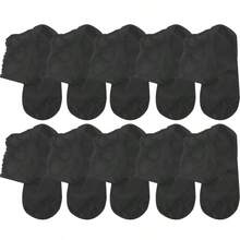 chuanwa（2） 1/5/10 Pairs Of Lolita Women Fashion Invisible Lace Thin Hollow Mesh Non-Slip Shallow Transparent Socks - Multicolor - View 15