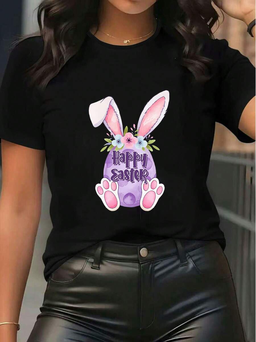 Women T-Shirts - Black - View 1