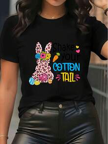 Women T-Shirts - Black - View 6