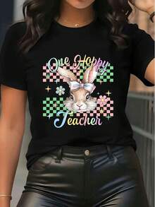 Women T-Shirts - Black - View 6