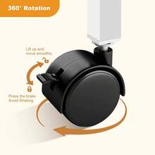 Standing Desk Adjustable Height,  Adjustable Height Rolling Computer Table – Mobile Workstation For Home Office, - B - View 2