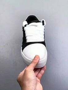 Giày thể thao cổ thấp Numeris Original mới về năm 2026, đa năng, phong cách hip-hop, giày thể thao thường ngày cổ điển, thương hiệu cao cấp, giày công sở, giày tăng chiều cao, quà tặng, cỡ lớn, giày đôi unisex, kèm hộp giày. - Đen và trắng - Xem 4