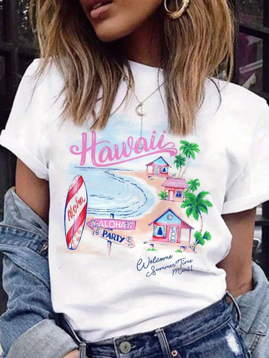 Women T-Shirts - White - View 1