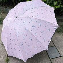 1支 10骨大尺寸遮陽雨傘，強化黑色塗層防紫外線，遮陽雨傘兩用，堅固折疊傘 - 多色 - 查看 13