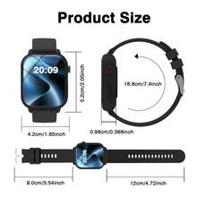 1.83" Full Touch Screen Smart Watch, With Message, Call, Sleep Monitoring, Pedometer, Notification Alert, Compatible With Android Phones, Fitness Tracker Smart Bracelet, Suitable Gift For Women And Men, Birthday Gift - View 7