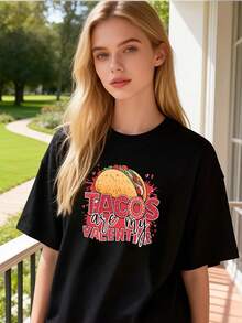 Women T-Shirts - Black - View 6