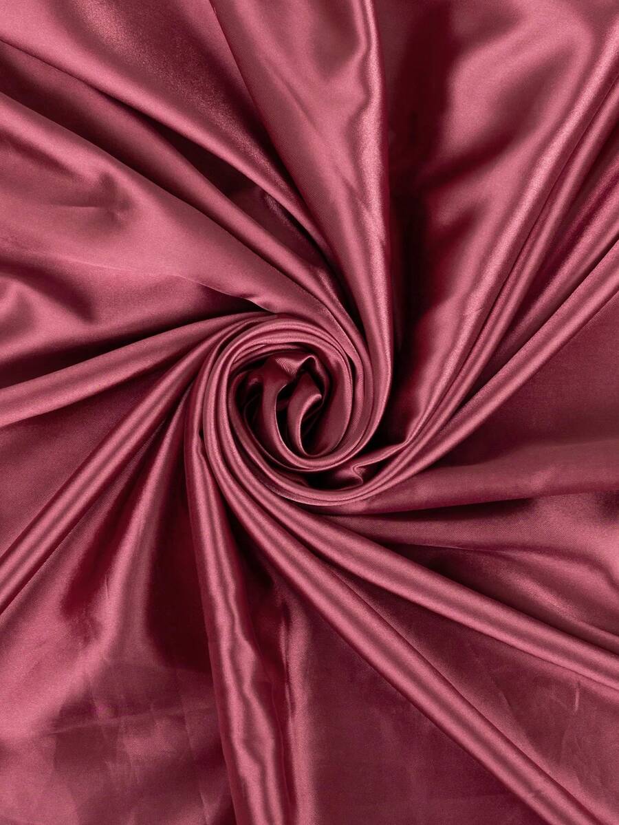 1pc Soft Shiny Fabric Material, Suitable For Bridal Gown, Fashion Crafts, Clothing, Decoration, Sewing, Drapery, Royal Purple - Royal Purple - View 1