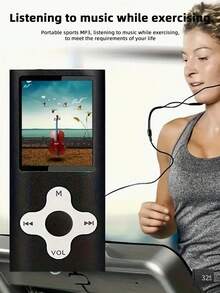 GM27 MP3/MP4 Player Portable For Sports, Picture Viewing, Text Reading, Recording, Bass Boost, Button Control, Expandable Memory Card Support - View 5