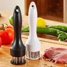 Professional Meat Tenderizer Stainless Steel Needle Cooking Hammer Kitchen Tool - White - View 6