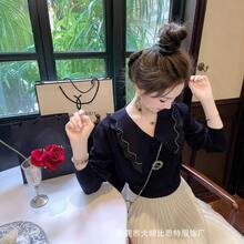 Women Lightweight Cardigans - Apricot - View 4