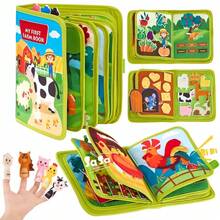 My First Farm Book - Colorful Farm Themed Educational Game Board, Suitable For Young Children, Includes Animals, Tools, Weather, Etc., Ideal For Early Learning And Development, Perfect Gift For Easter, Christmas And Birthdays. This Is An Early Learning Toy With Colorful Illustrations And Durable Construction. - 綠色 - 查看 10