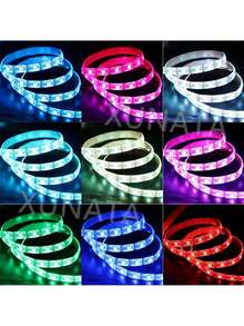 Tira de luces LED USB de 5V, luz RGB 5050 de 24 teclas/44 teclas, Kit de Control remoto, alimentación USB, cinta Led Flexible impermeable, retroiluminación adhesiva para TV - PCB blanco de 44 teclas + resistente al agua IP65 + 1 m - Ver 4