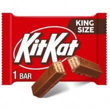KIT KAT® Milk Chocolate Wafer King Size 3 Oz Bar + Vanilla Flavored Wafer Snack Size 10 Count, Variety Pack (2 Items) - Chocolate - View 2