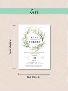 1/10/50/100pcs Customized Wedding Invitations, Personalized Engagement Graduation Birthday Cards, Bride Gift Announcement, Save The Date - Multicolor - View 6