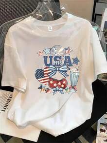 Halloween Graphic T-Shirt - White - View 1