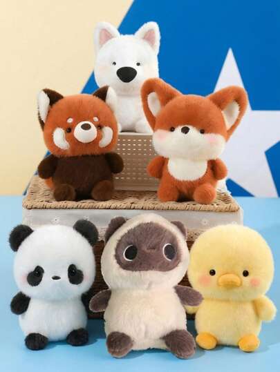 Cute Soft Plush Stuffed Animal Doll, Small Plush Doll Gift Suitable For Children, Girls, Boys, Cute Plush Doll, Children's Animal Plush Doll, Easter Basket Filler, Birthday Surprise Gift, Christmas Decoration, Girls Children's Gift, Children's Puppet, Children's Day Gift, Birthday Gift, Party Favors