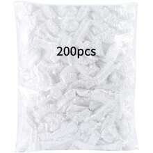 300Pcs Reusable Elastic Food Covers - Universal Stretchable Clear Adjustable Plastic Plate & Bowl Covers, Outdoor Fresh Keeping Bags, Kitchen Baking Picnic And Food Storage Bread Proofing Cover - View 11