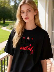 Women T-Shirts - Black - View 6