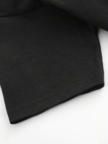 Camiseta divertida de fútbol, adecuada para celebraciones de cumpleaños de 7 años, apta tanto para niños como para niñas.Top cómodo, fácil de llevar, la gama de tallas es de 120-160. - Negro - Ver 3