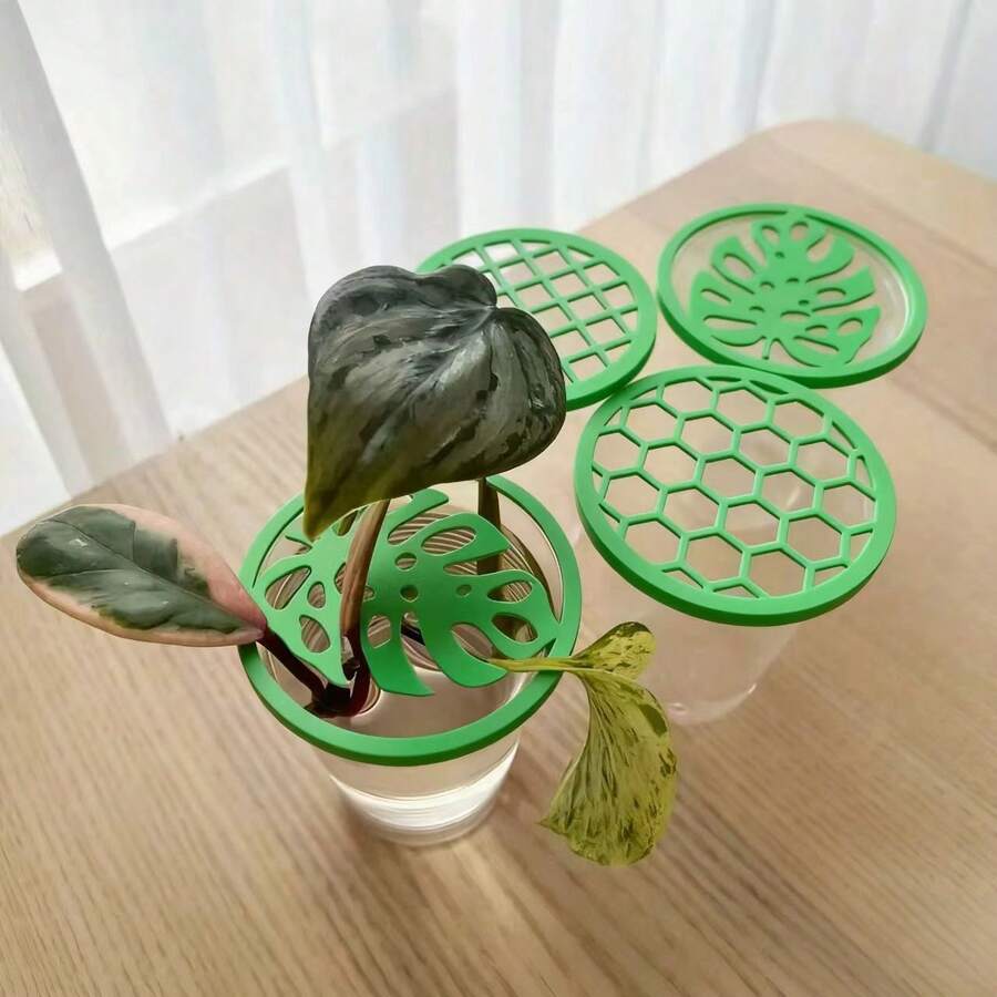 3入組植物種子發芽罩,7.2cm圓形塑膠植物育苗盤組,耐用塑膠材質,迷你溫室盤,用於穩定種子發芽、引導植物葉片生長、促進根系生長,園藝盤,可重複使用,易於清潔,植物園藝,現代園藝,盆栽工具 - 植物種子發芽蓋 - 查看 1