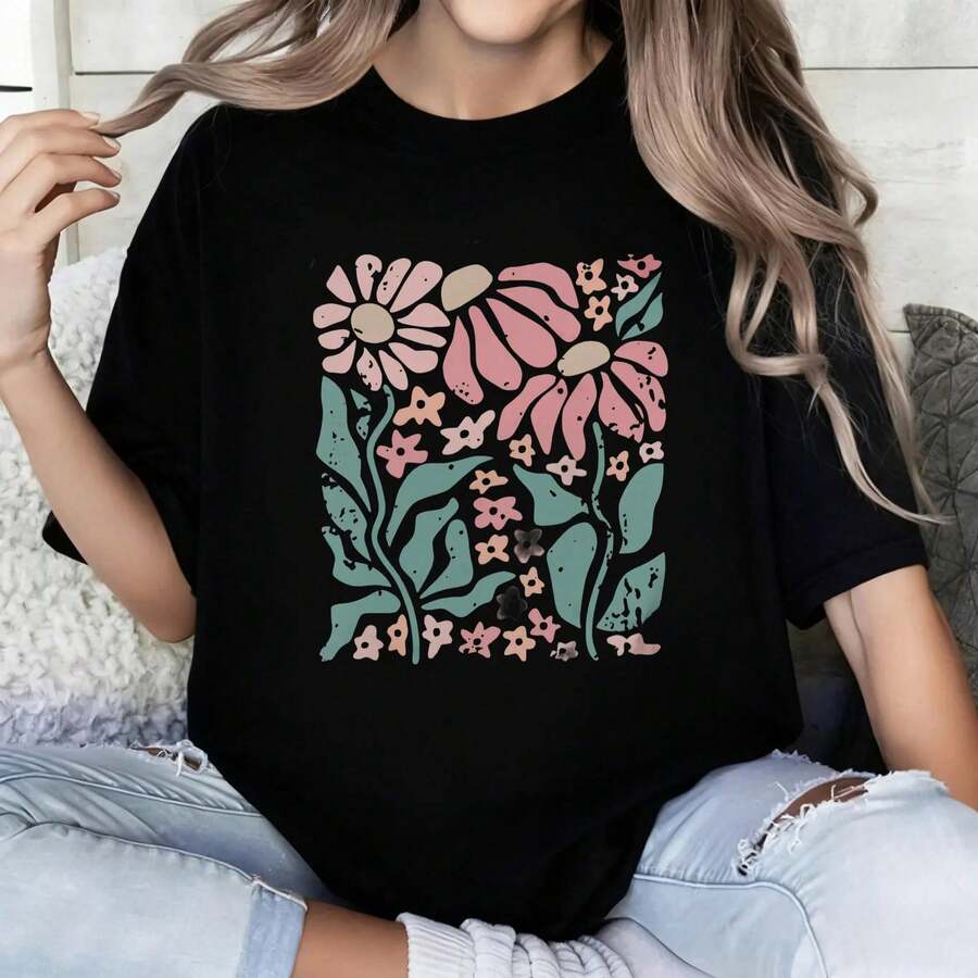 Women's T-Shirts - Black - View 1